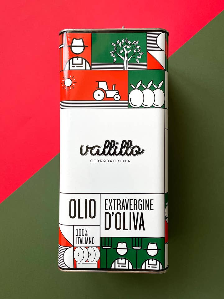 Azeite virgem extra lata 5l - Monocultivar Provenzale por atacado de Vallillo