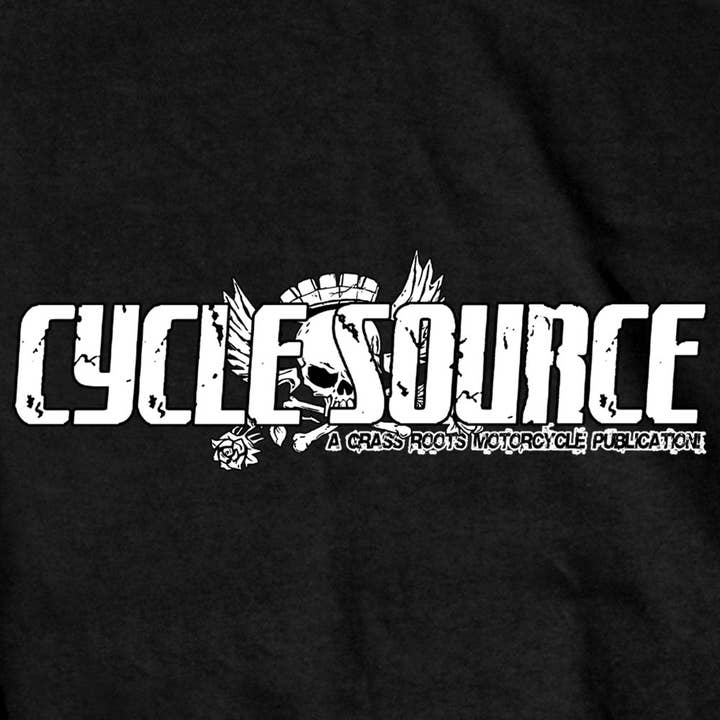 Official Cycle Source Magazine CSM1008 Men’s Scooter Tramp Black T-Shirt for wholesale on Faire