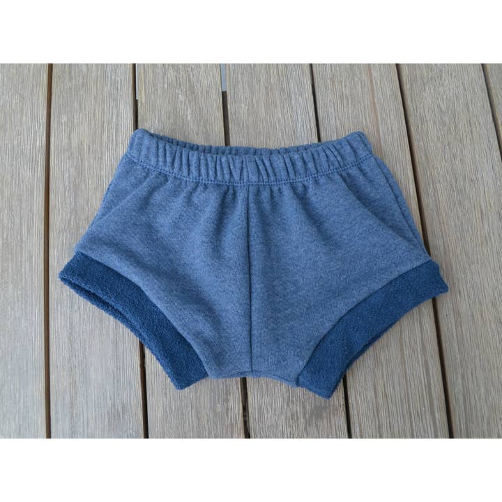 Denim Blue Shorties for wholesale by WynterMade