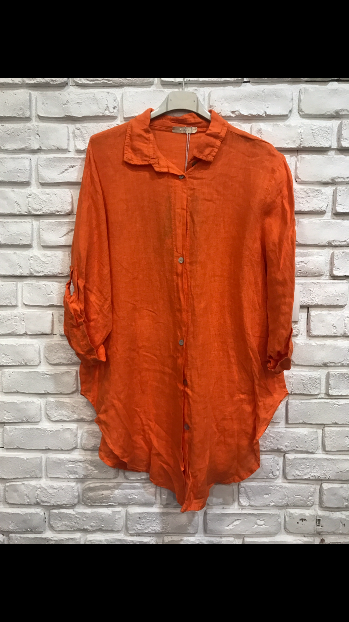 la maison des fibres naturelles - Wholesale Button Down Shirt - Women's - 100% linen shirt 62015924