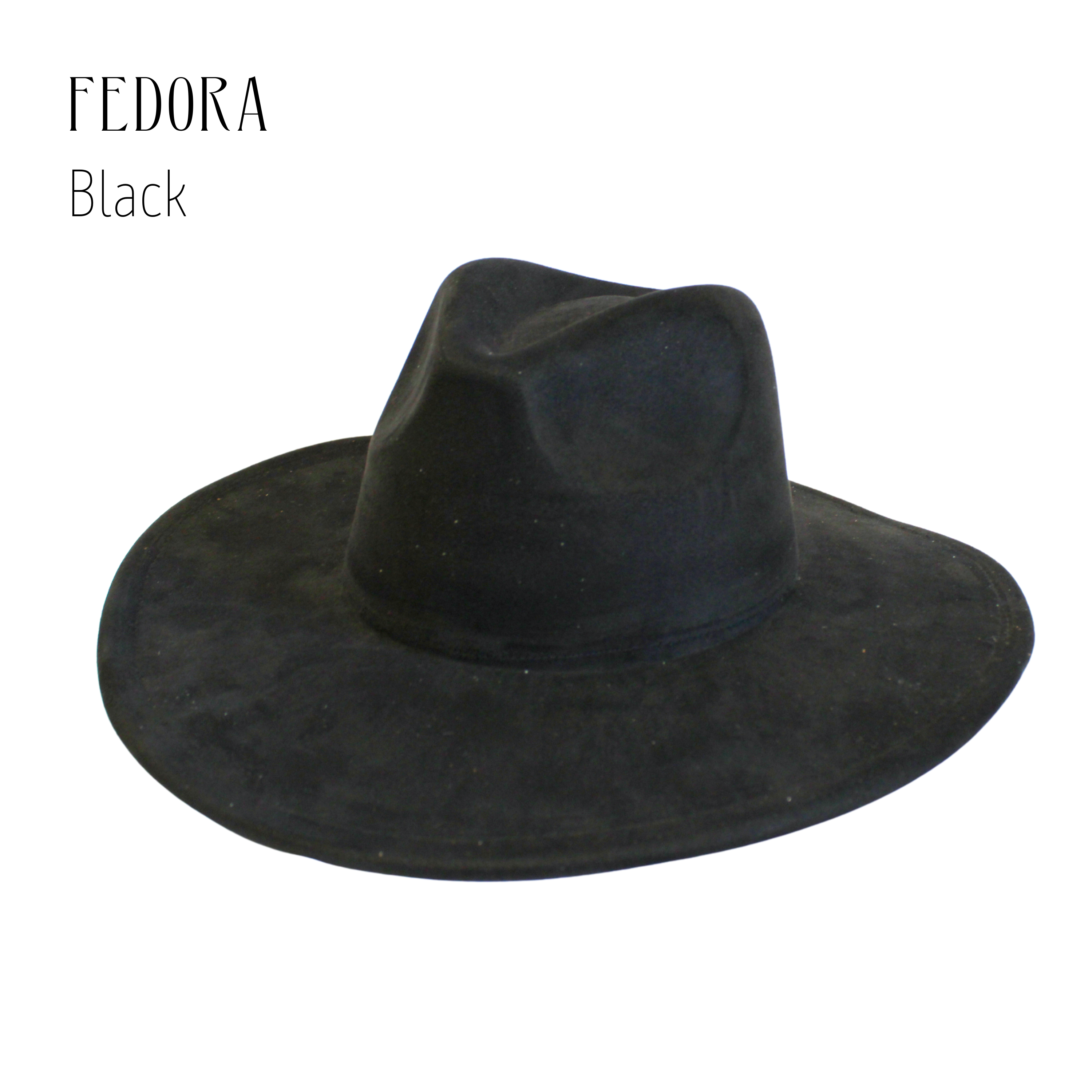 Wildflowers and Barley – Großhandel Fedora-Hut – Damen – Vegan-Wildleder-Blanko-Rancher-Krone-Fedora – Verstellbarer Hut für DIY & Hutverbrennung6