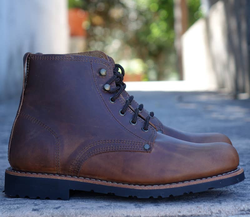 By The Mountain - Portuguese Handmade Footwear - Wholesale Combat/Military Boots - Men's - Triglav Leather Lace-up  Boots6