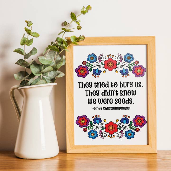 Impression Mate de Citation Inspirante : Art de la Résilience (20x25 cm) pour la vente par Wildcard Graphic Design