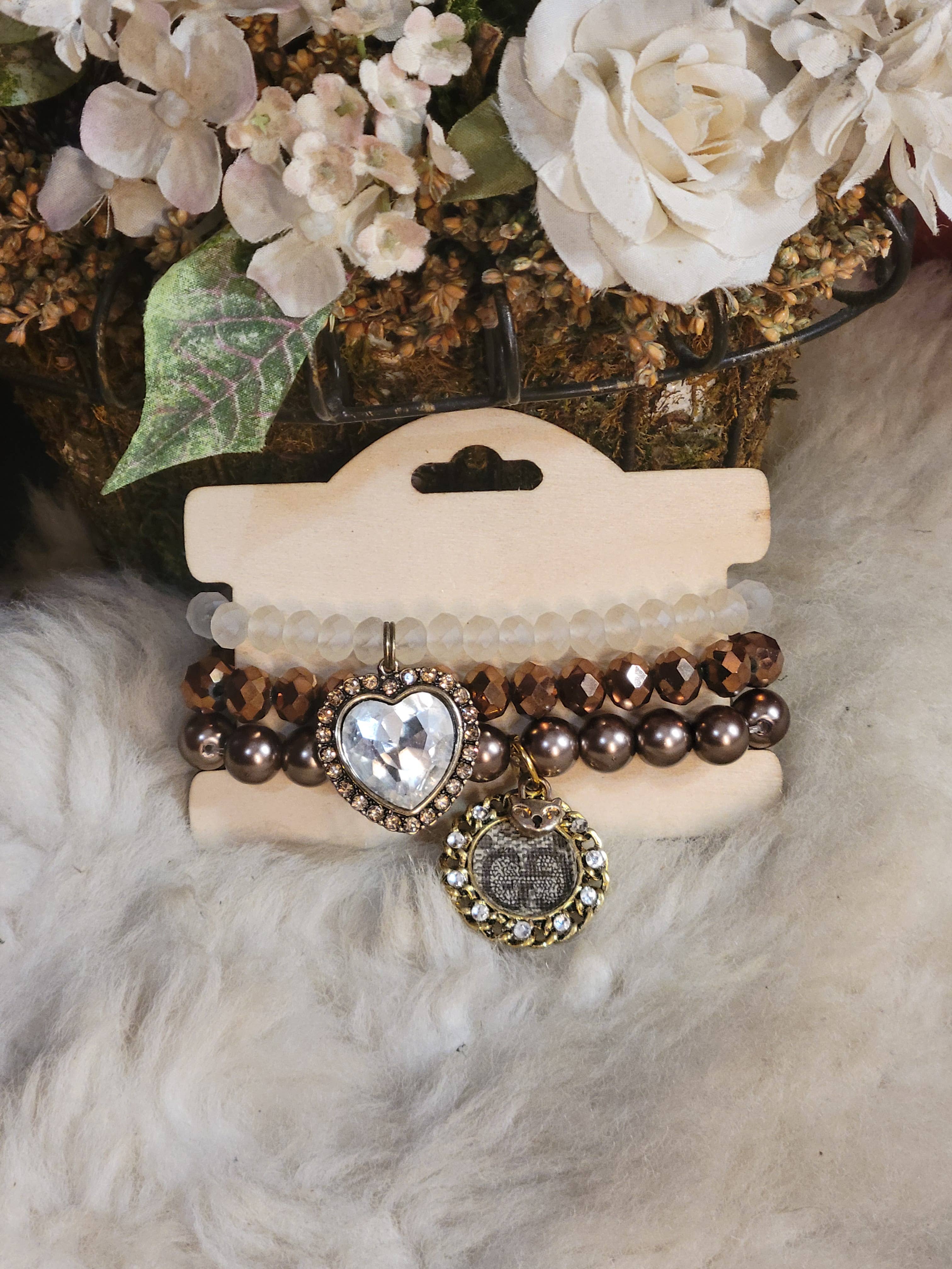 Upcycled Always & Forever accessories - Wholesale Jewelry Set - Upcycled small stacks - last ones available 23