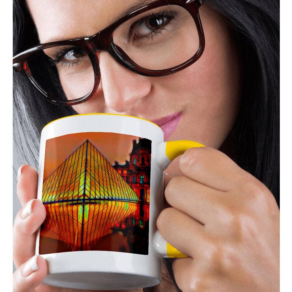 3dRose - Vendita all'ingrosso Tazza - 3dRose, Immagine del Louvre di un dipinto infuso di luce, Tazza1