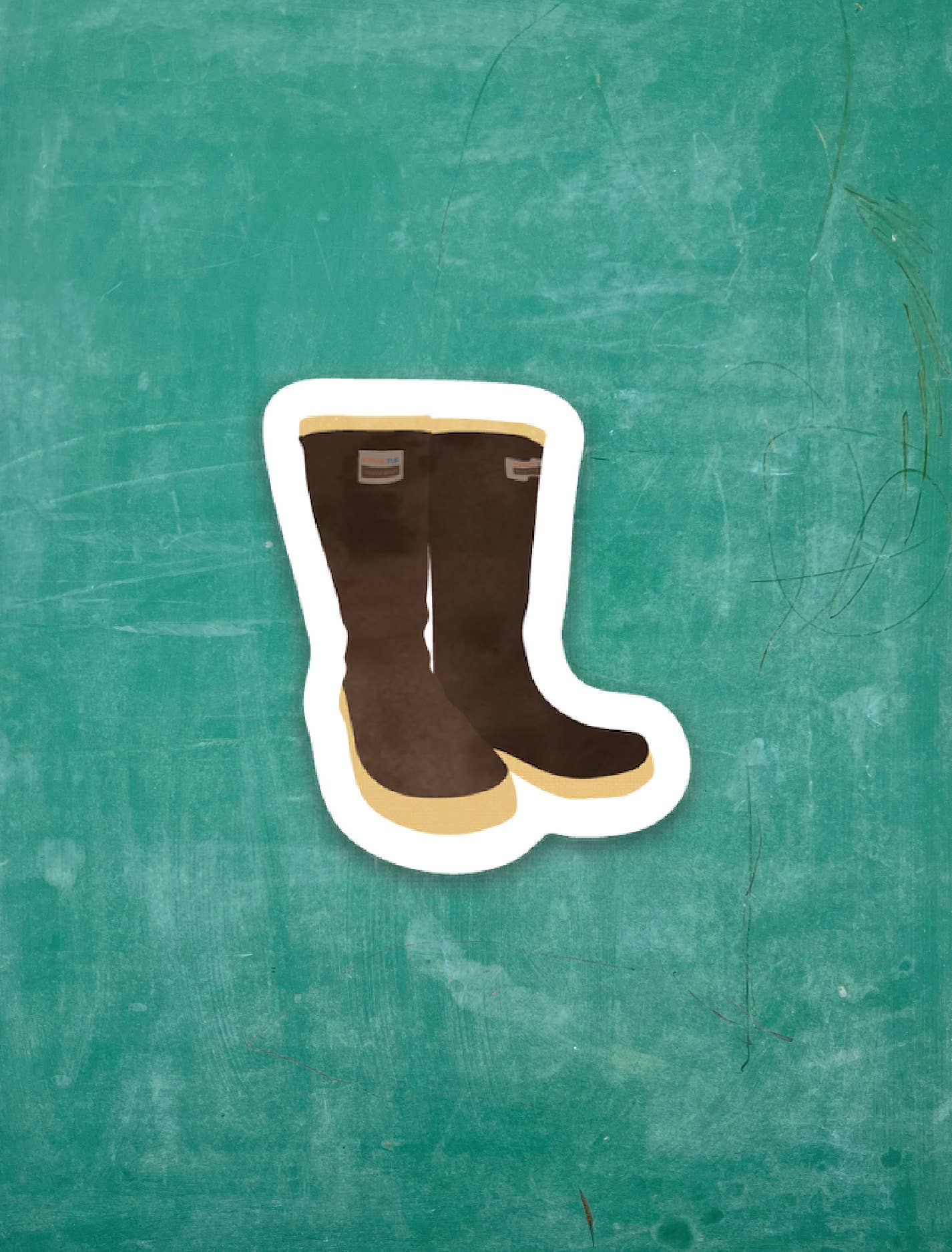 Wren and the Raven - Wholesale Sticker - Xtratuf Boots - Tiny Viny Sticker0