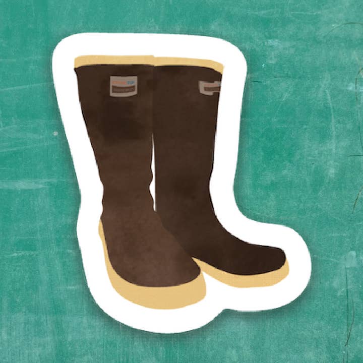 Wren and the Raven - Wholesale Sticker - Xtratuf Boots - Tiny Viny Sticker0