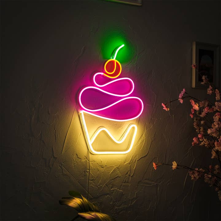Hoagard - Wholesale Neon Sign - Cupcake Neon Wall Art