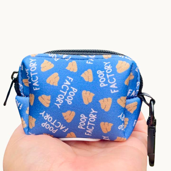 Poop Factory – Funny Novelty Dog Poop Bag Holder | Recycled for wholesale by Very Vintage Designs
