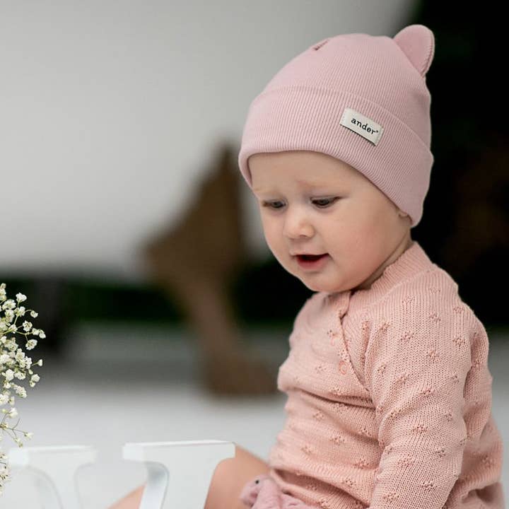 Ander - Wholesale Beanie - Kids - Children's hat made of knitted cotton, elastic! Made in PL10