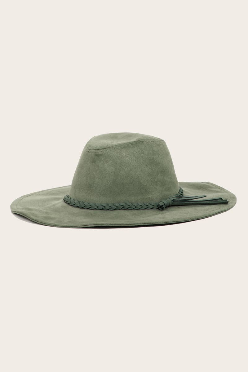 Anarchy Street – Großhandel Fedora-Hut – Damen – Geflochtener Wildleder-Modehut8