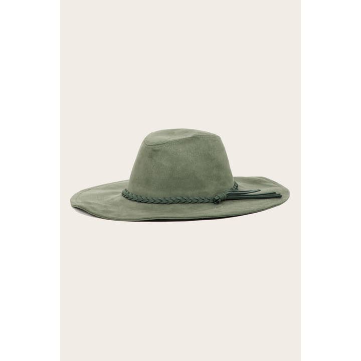 Anarchy Street – Fedora - Mulher por atacado – Chapéu de Moda em Camurça Entrançada8
