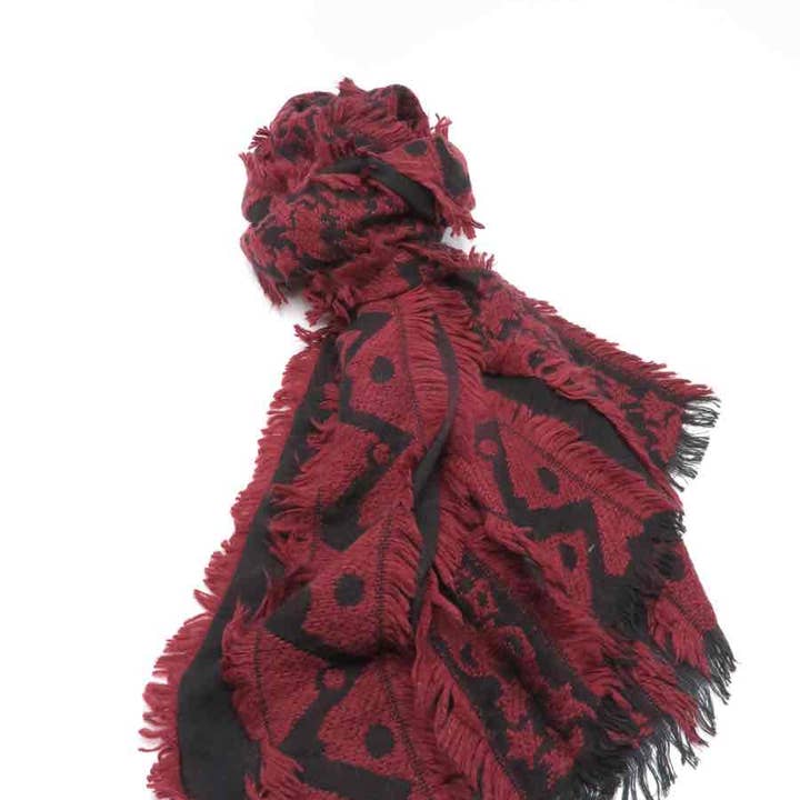 LINETA – wholesale Halsduk - Dam – Aztec-mönster vinterhalsduk
