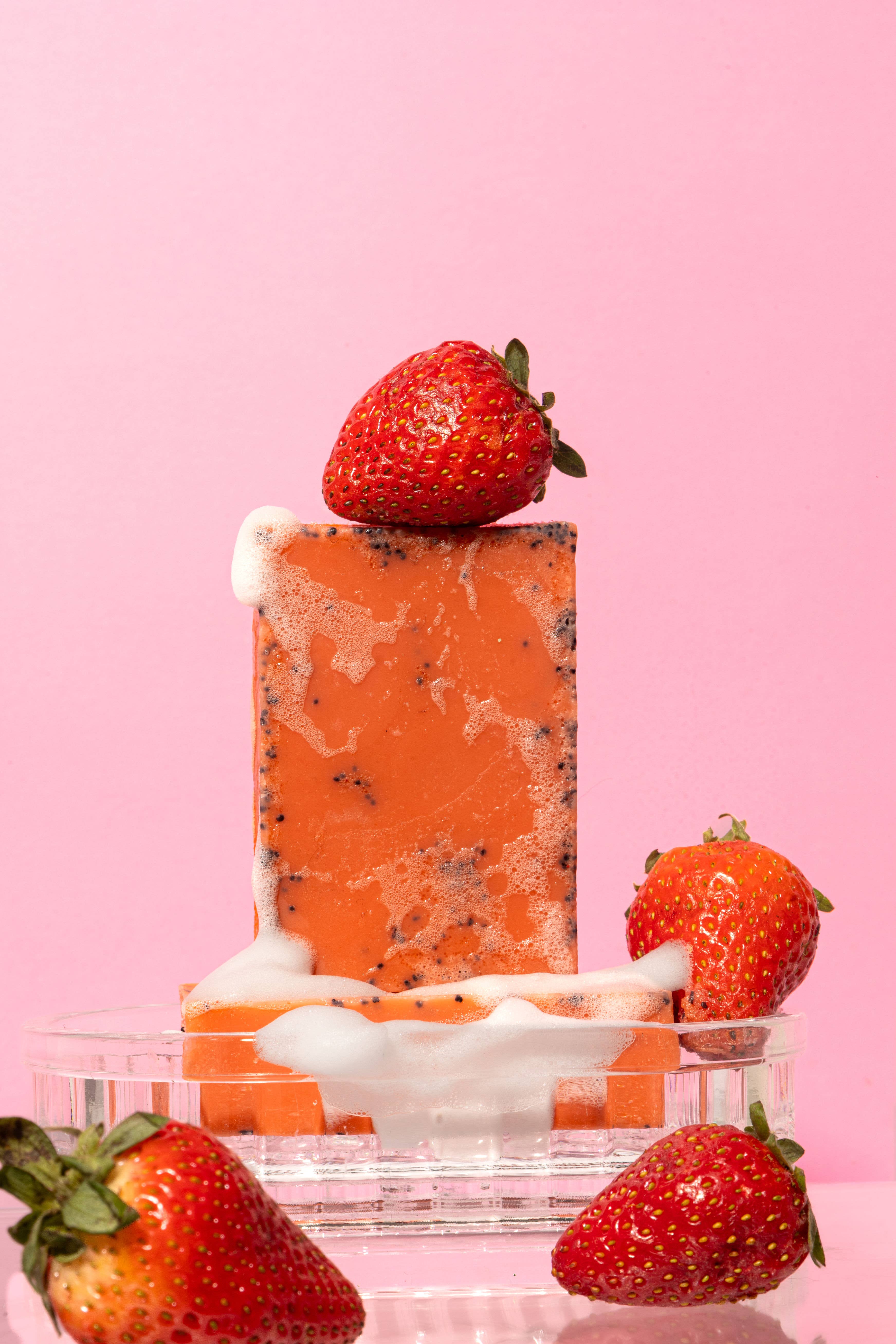 Curated Coco - Wholesale Bar Soap - Strawberry Scented Bar Soap1