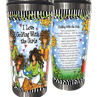 Suzy Toronto Wholesale - Wholesale Insulated Mug/Tumbler - Golfing with the Girls Stainless Steel Tumbler