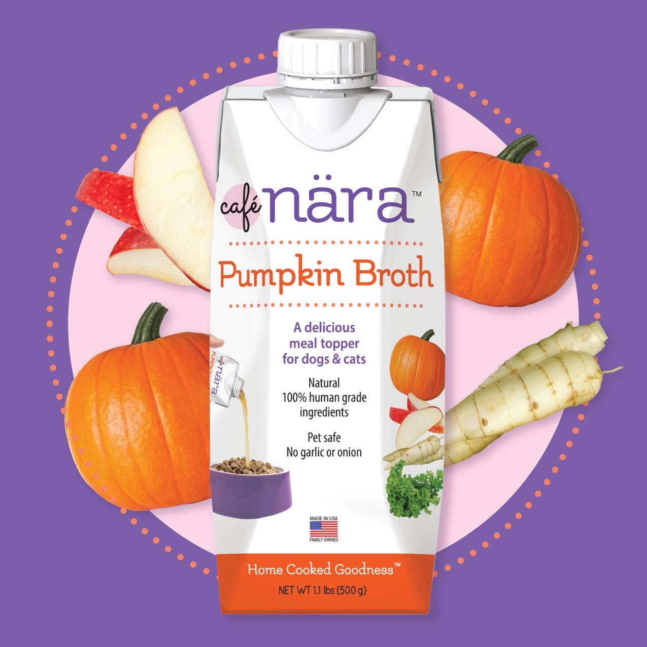 Caru - Wholesale Pet Supplement - Cat/Dog - Cafe Nara Pumpkin Broth for Dogs & Cats2