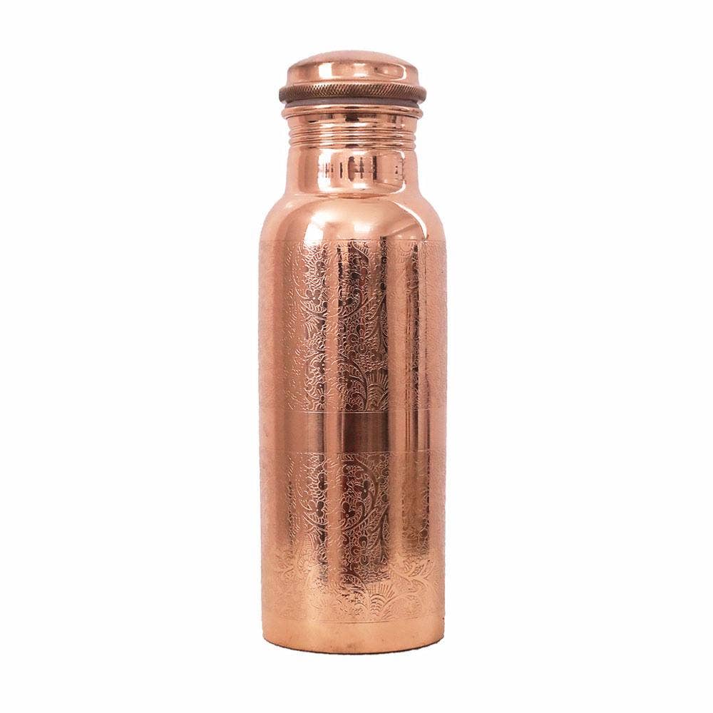 Shared Earth - Wholesale Water bottle - Copper water bottle, engraved, 600ml0