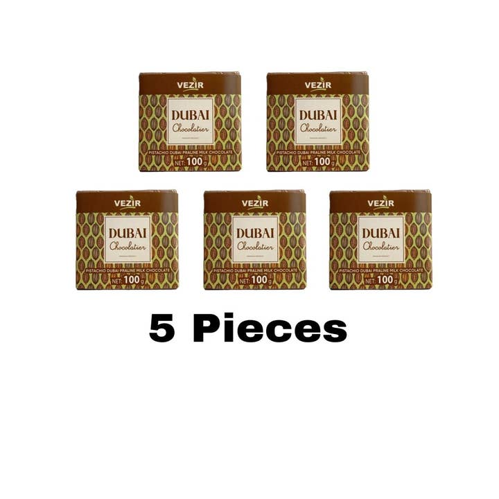 Aladdin - Wholesale Chocolate Bar - Pistachio Praline Dubai Chocolate Bar – Crispy & Nutty Delight