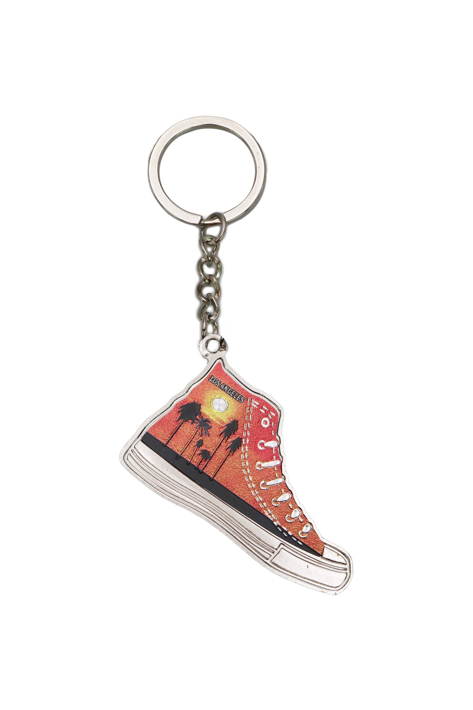 Cap Zone - Wholesale Keychain - Unisex - Sneakers Los Angeles Cityscapes Metal Key Chain - 12 pcs6