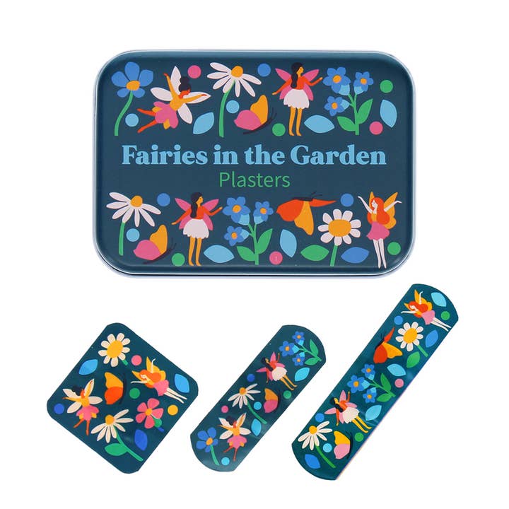 Rex B2B - UK – wholesale Plasters/bandages – Kids & Baby – Children's plasters in a tin (30 pcs) - Fairies in the Garde