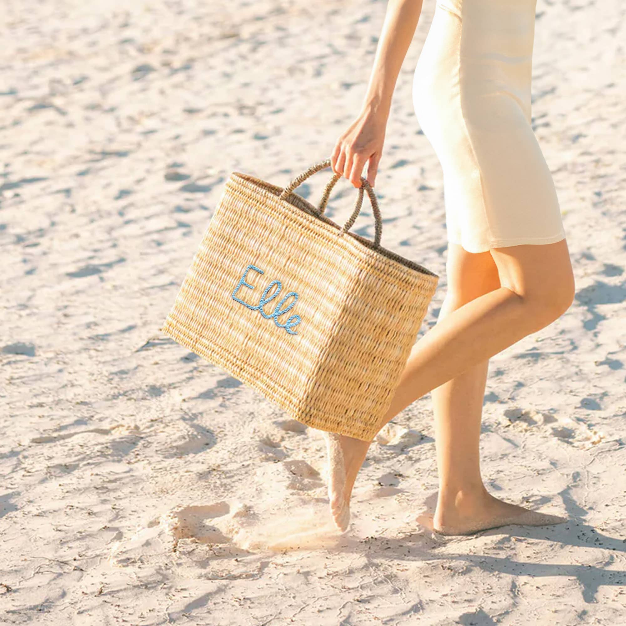 King Of Handmade - Wholesale Beach Bag - Personalized basket gift - Unique Handwoven Bag 2