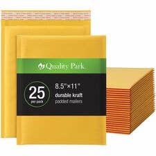 Everyday Supply Co - Wholesale Envelopes - Quality Park 8.5"x11" Brown Bubble Mailers, 25/Box0