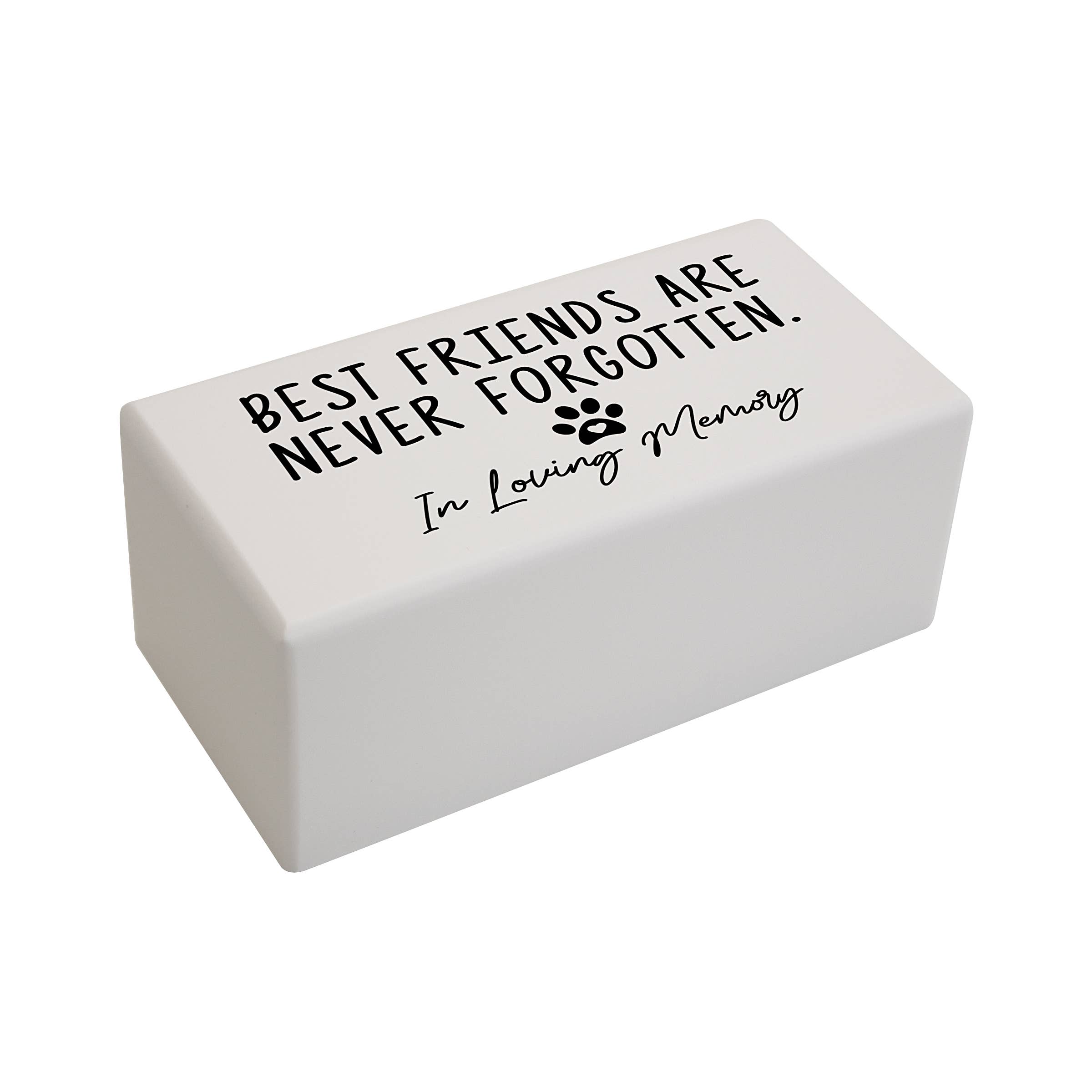 LifeSong Milestones - Wholesale Urn - Memorial Pet Urns for Ashes Best Friends Are Never Forgotten