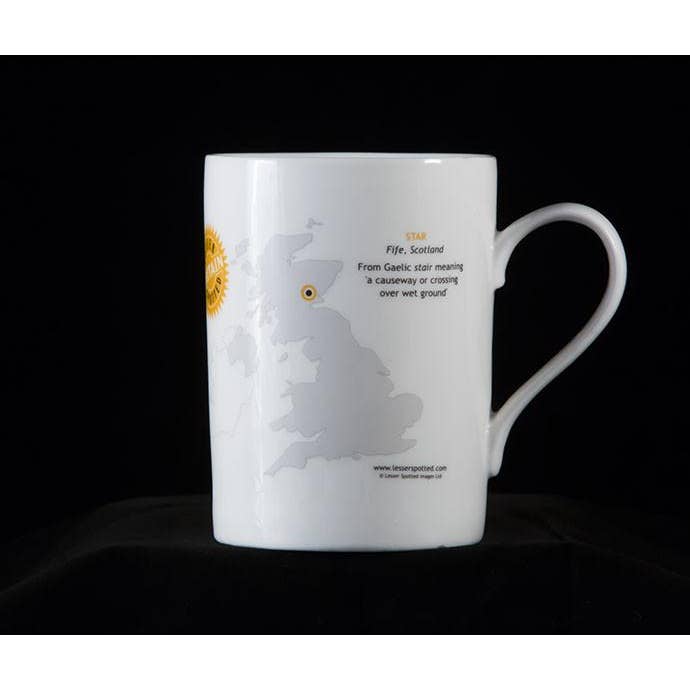 Lesser Spotted Images Ltd – wholesale Kaffekoppar – Stjärna - fina ben Kina mugg