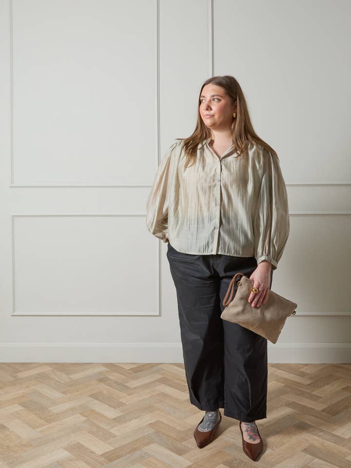 Sac Hampstead | Daim | Pierre pour la vente par CHALK