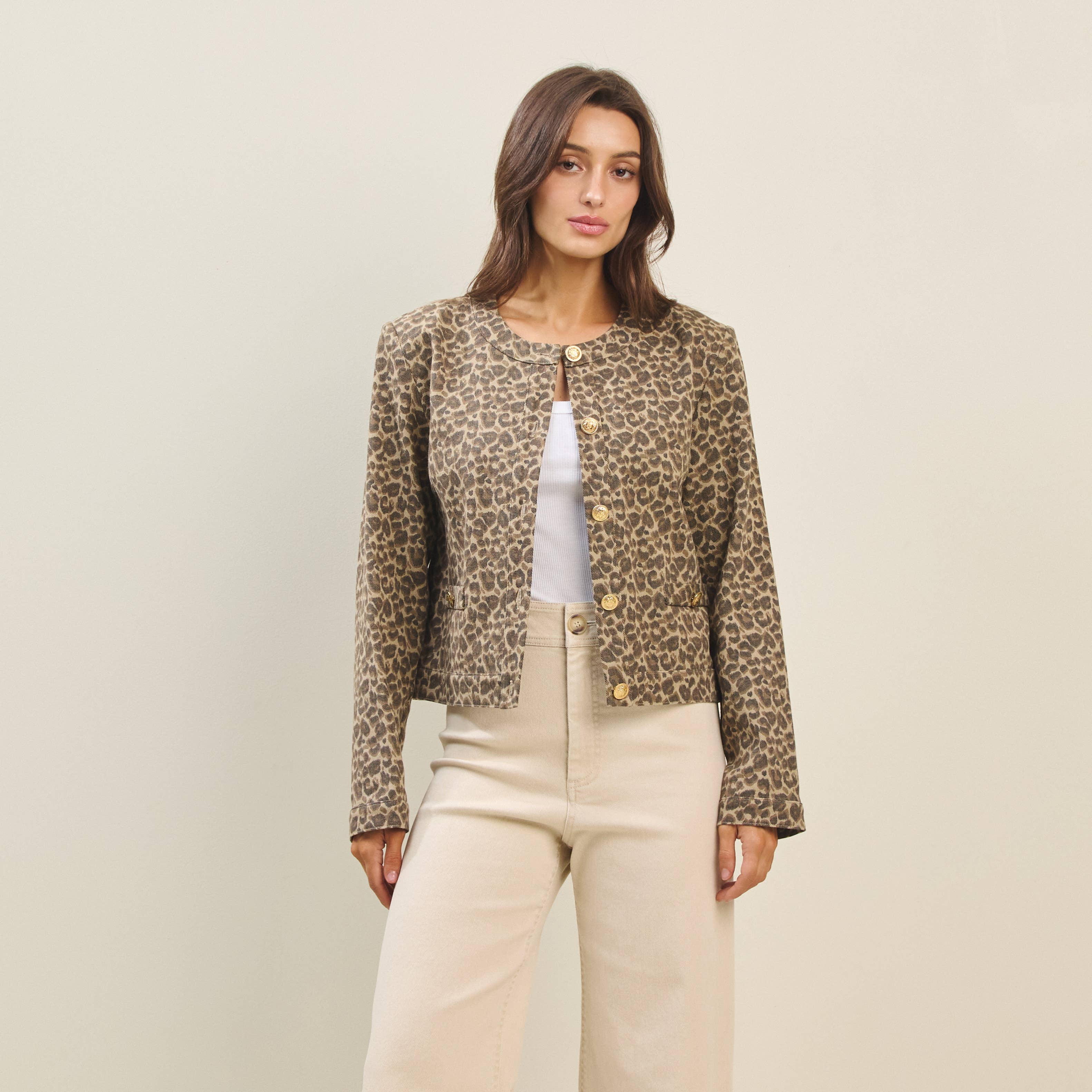 Leopard jacket for wholesale on Faire0