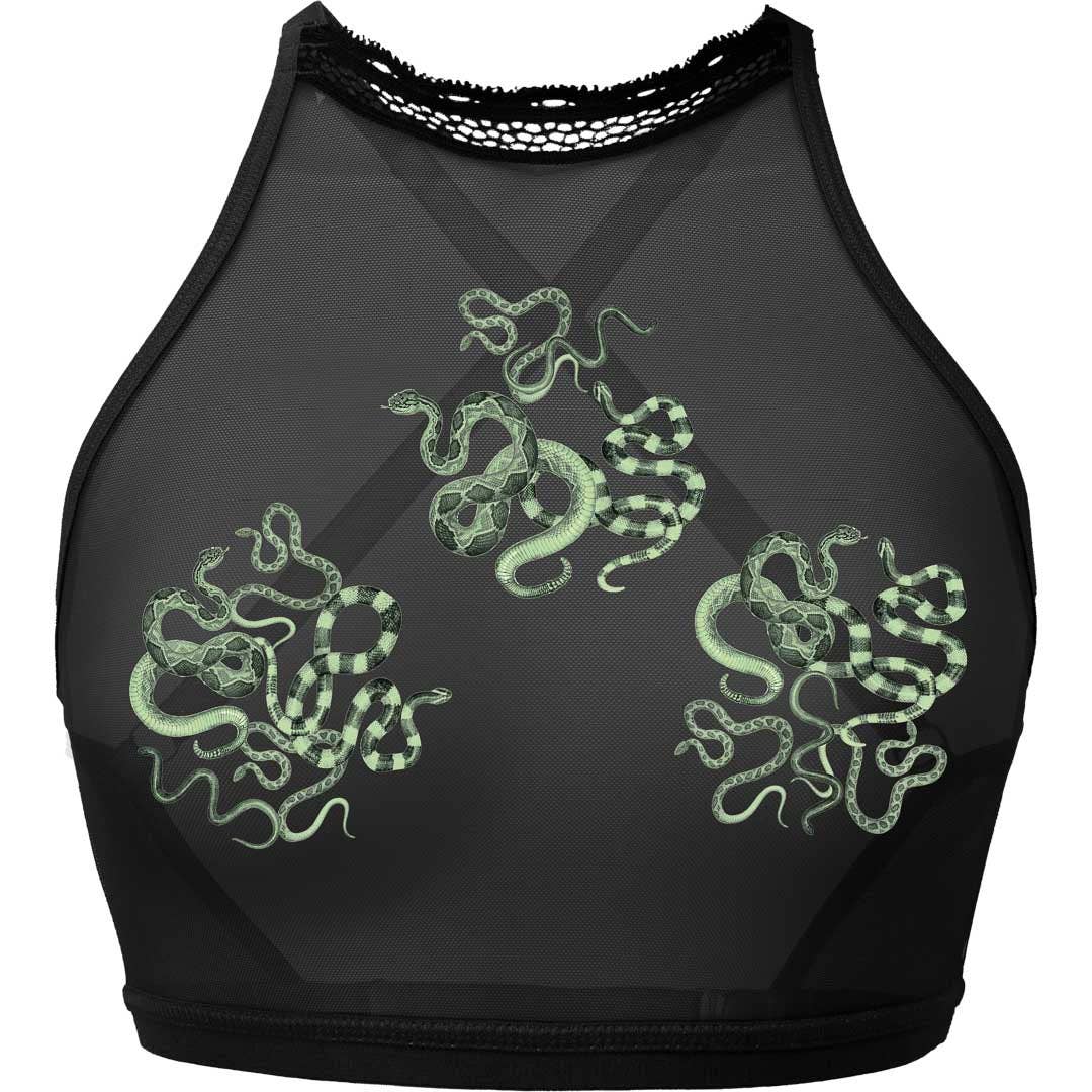 jadesnakes Obsidian Jade Snakes High Neck Cami for wholesale on Faire3