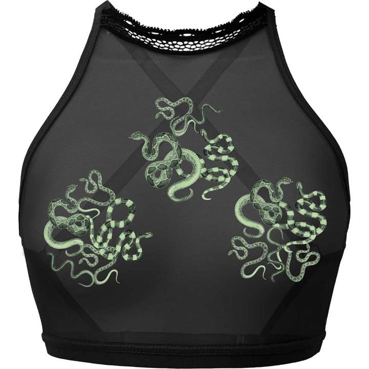 jadesnakes Obsidian Jade Snakes High Neck Cami for wholesale on Faire3