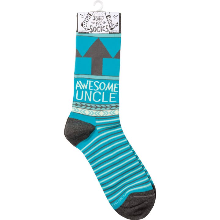 Primitives by Kathy - Wholesale Socks - Unisex - Awesome Uncle Socks3