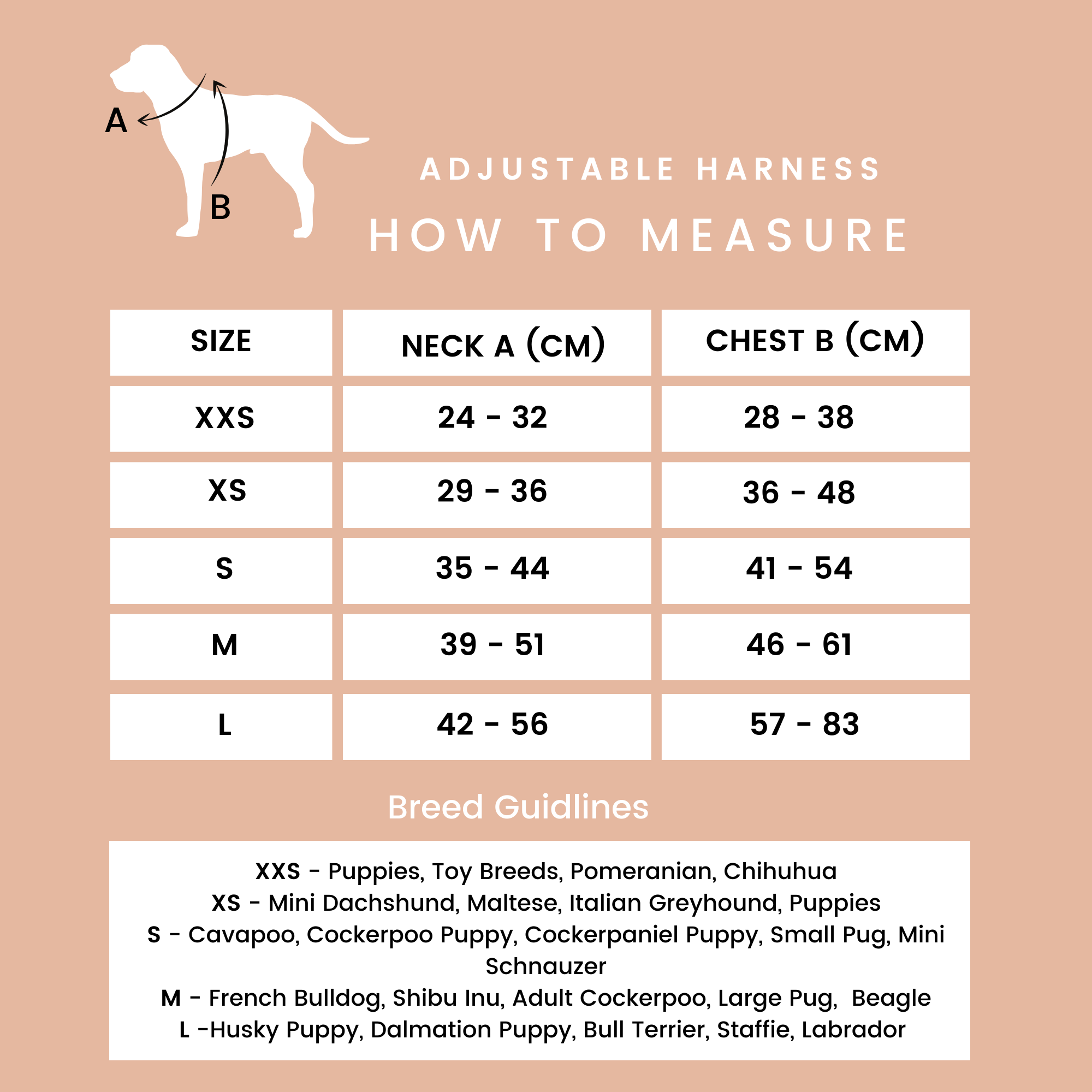 WOOF INC - Wholesale Pet Harness - Dog - Caramel Adjustable Dog Harness4