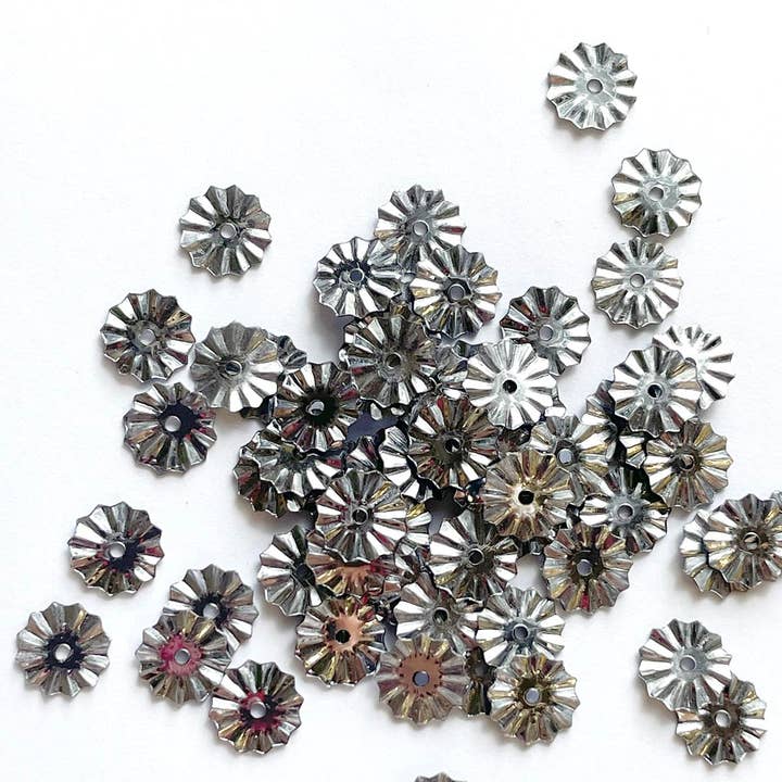 Rundhjul - 8mm - Sølv (S237) for engroshandel hos Colour Streams