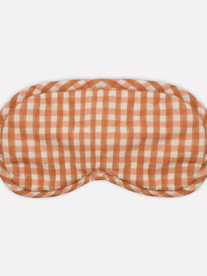 Oogmasker van biologisch katoen | Gingham | Fudge voor wholesale door YONDER.