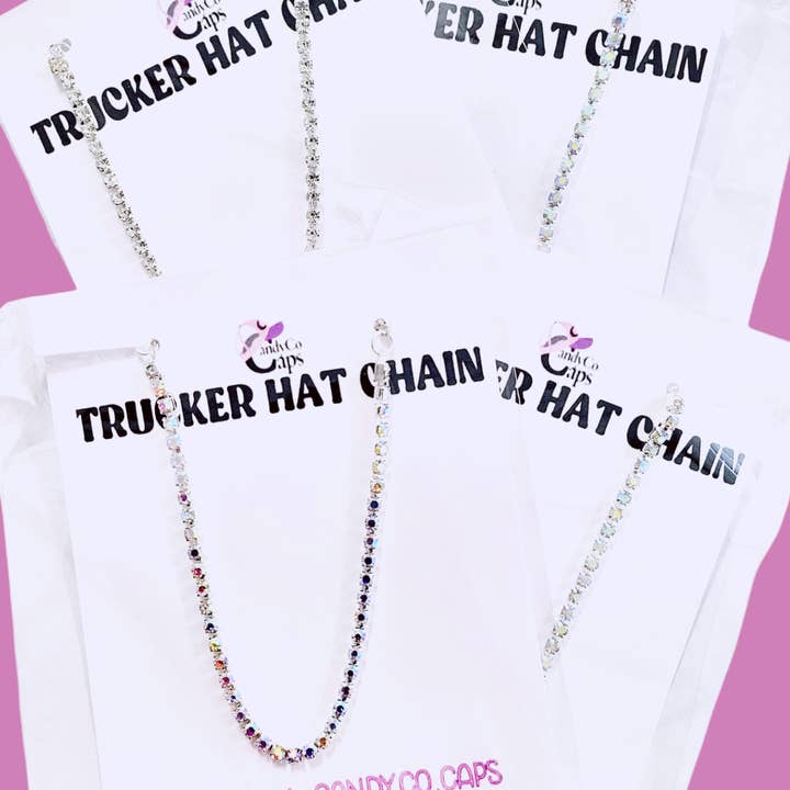 The Candy Collections - Wholesale Hat Accessory - Women's - Online Trucker Chain hat bar personalization supplies brooch20