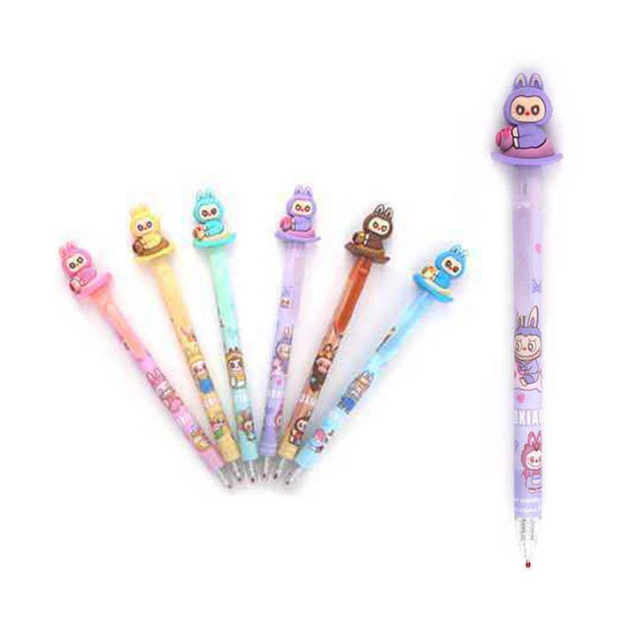 Sensibling Corp. - Wholesale Pen - 36PCS - Labubu Monster Bunny Character Topper Ball Pens1