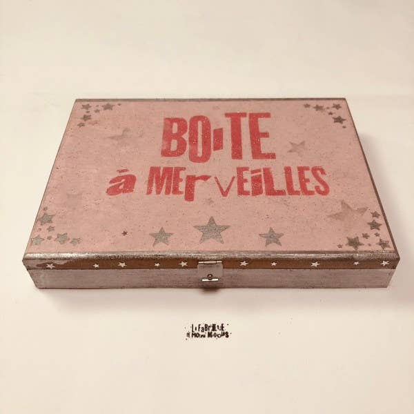 Schachtel voller Wunder mit deinen Schätzen des Weges für den Großhandel von La fabrique de MOTS MAGIQUES