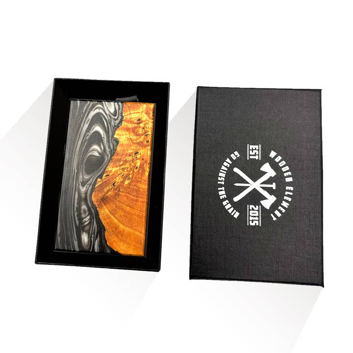 Wooden Element - Wholesale Wallet - Unisex - Wood/Resin Smart Pop-up Wallets (Assorted pack of 11)13