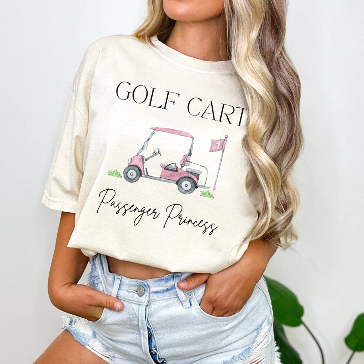 Trendy Transfers - Wholesale Sublimation Transfer - Golf Cart Passenger Princess DTF Heat Transfer0