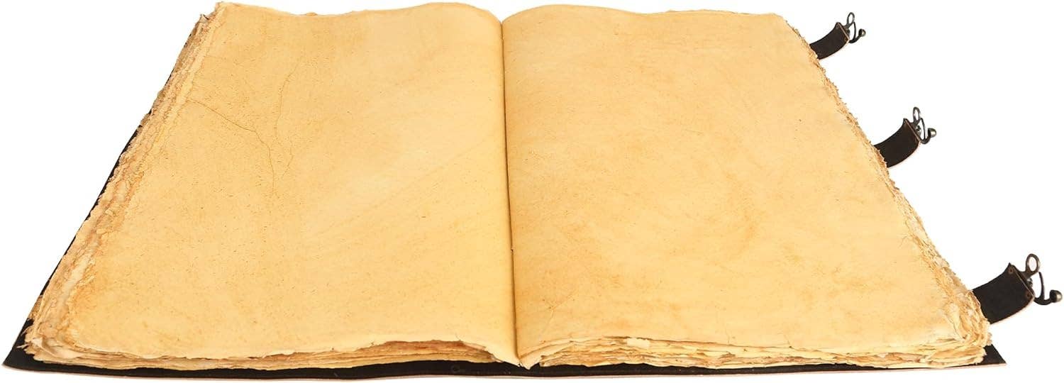 Tuzech Leather - Wholesale Journal/Diary - Book of Spell LeatherBound Huge Journal Grimoire Print Diary5