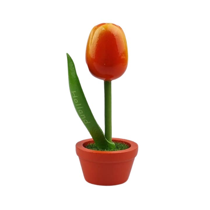 TRAAGOODS.COM - Wholesale Artificial Flowers - Tulip in pot - Holland - 10cm Purple6