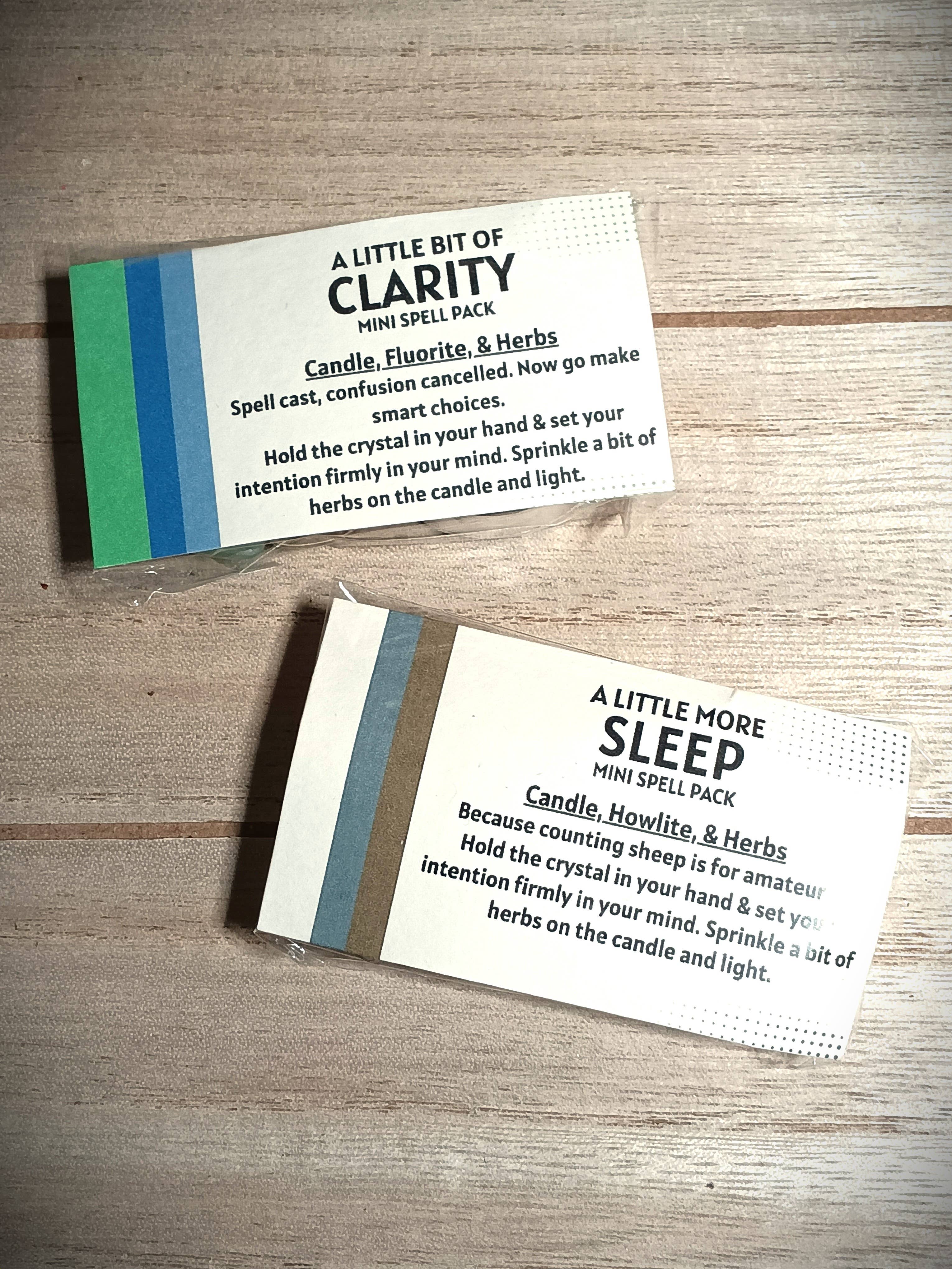 Elemental Earth Shop - Wholesale Meditation Supplies - Starter Bundle Mini Intention Spell Kits3