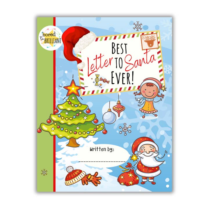 Best Letter to Santa Ever! | Personalized Writing & Drawing Book for Kids for wholesale by Bored to Brilliant