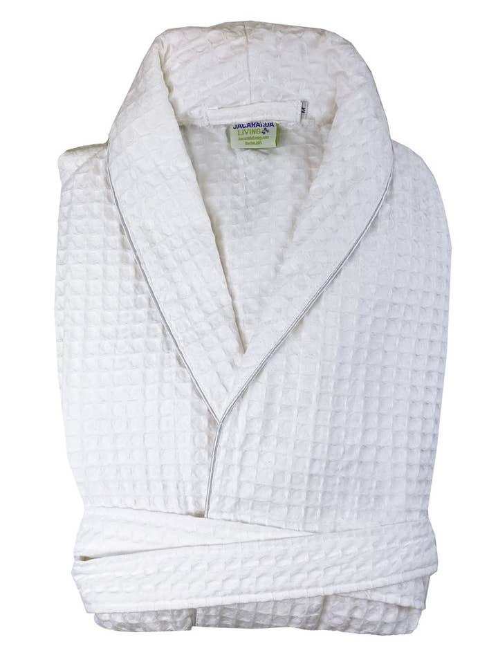 Jacaranda Living – Engroshandel Morgenkåbe - Dame – Bred Waffle Weave Badekåbe3