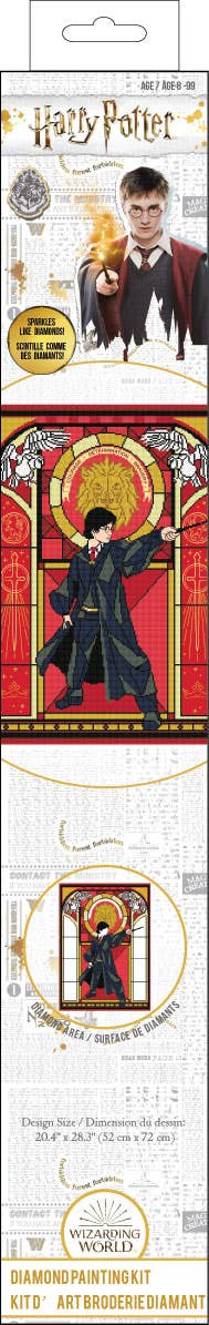  Multi Harry Potter Stained Glass Diamond Painting Kit for wholesale on Faire1