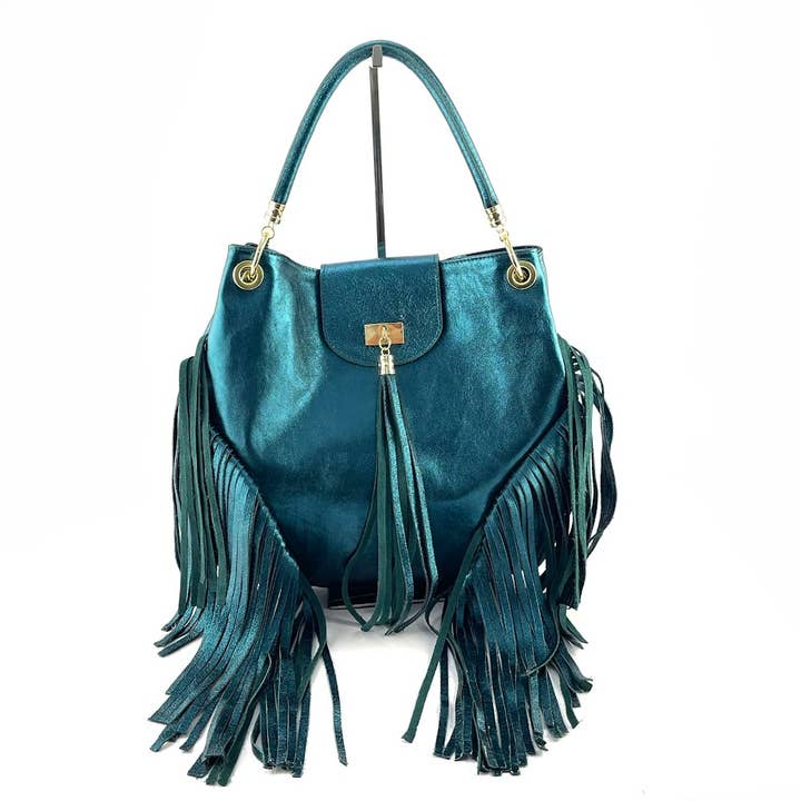 MILANO AMOUR - Wholesale Tote Bag - Women's - DOROTHEA LAMINATO FRANGE TOTE BAG