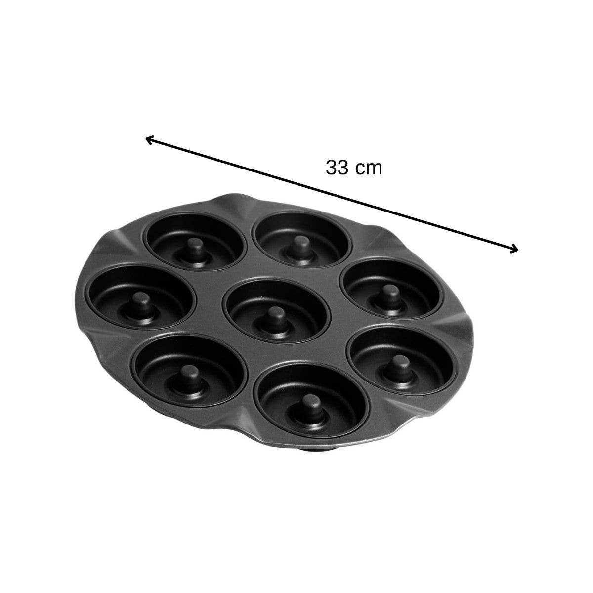 Zenker - Wholesale Cake Pan - Zenker Black Metallic 8 Oven Donuts Mould2
