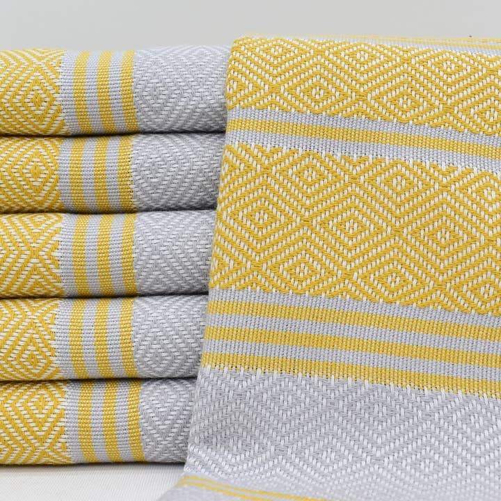 Organic Turkish Towels - Wholesale Hand Towel - Luxury Diamond Hand Towel, Versatile Fitness Towel2